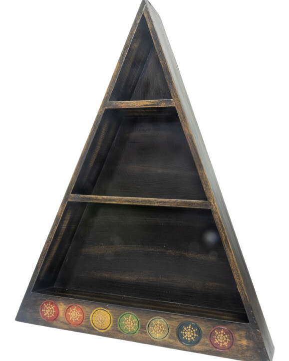 Wooden Altar Shelf - Chakra  Kheops