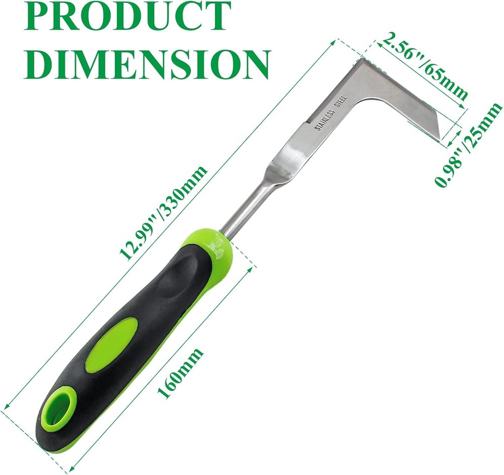 2 Pcs Stainless Steel Dandelion Weeder Tool