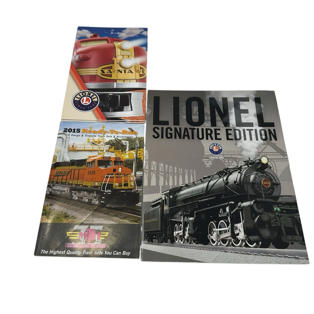 Large Lionel Train Catalogs Advertising Pamphlets Lot