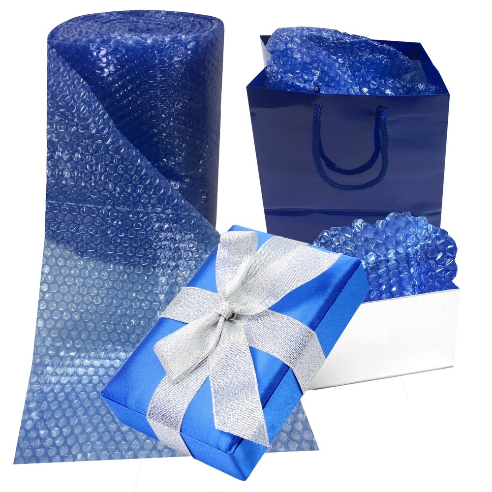 Small Bubble Blue Wrap 60' x 12" Perforated Every 12"