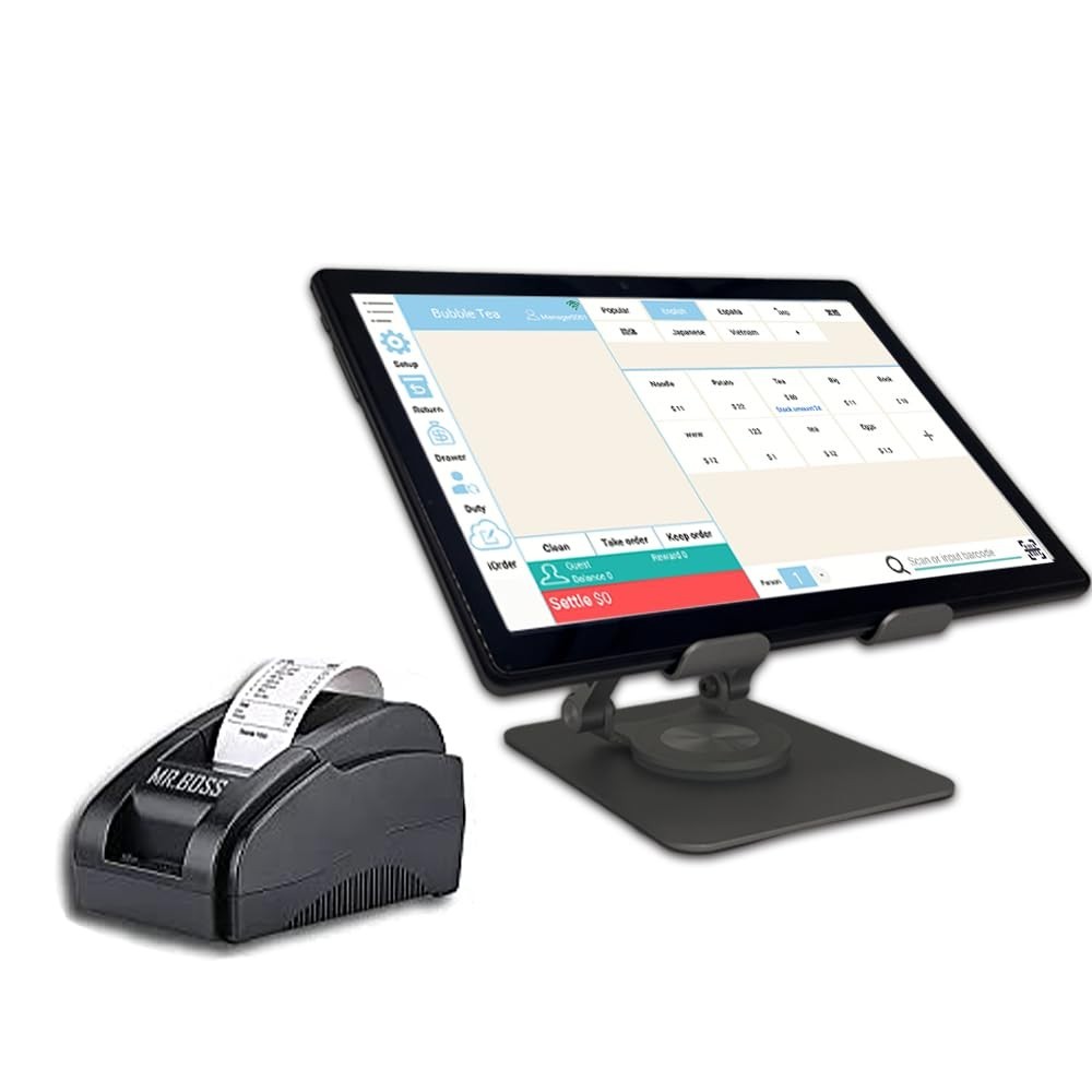 POS Mobile Register Tablet Receipt Printer Software app for Business Restaurant