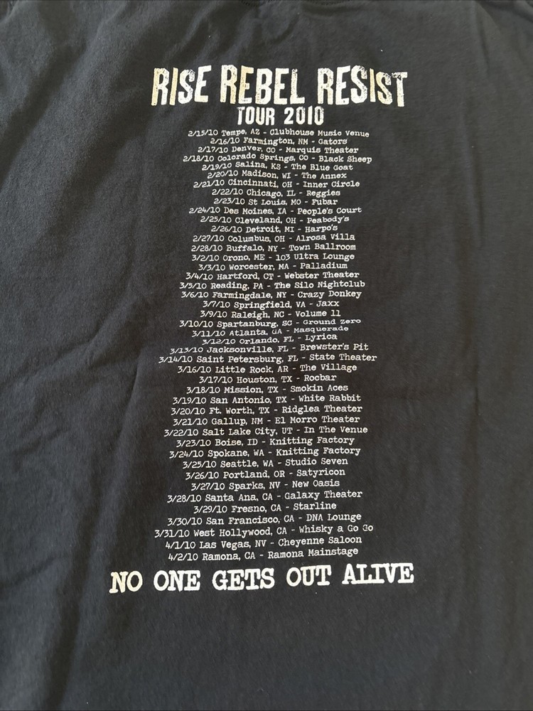 OTEP 2010 Tour Shirt, Size 2X
