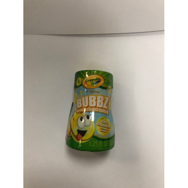 Crayola Bubbz Colored Bubbles Lil Yellow 1.25oz