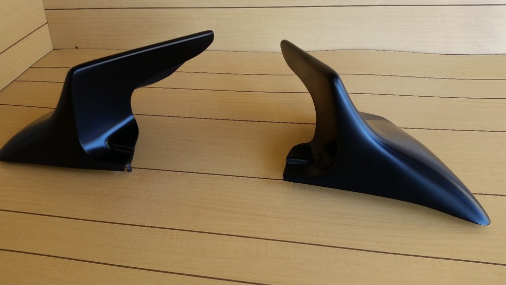 HARLEY DAVIDSON 4" SIDE COVERS FOR STRETCHED SADDLEBAGS TOURING 2009-2013