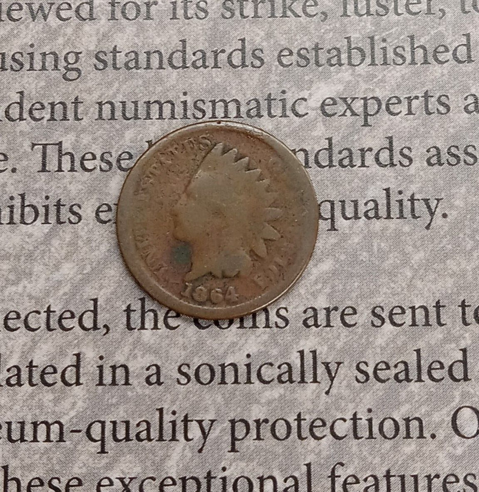 1864 Indian head  one cent  very nice coin TP-6802