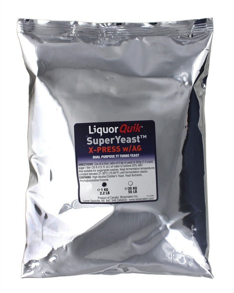 LiquorQuik SuperYeast X-Press w/AG 1kg For Home Brewing