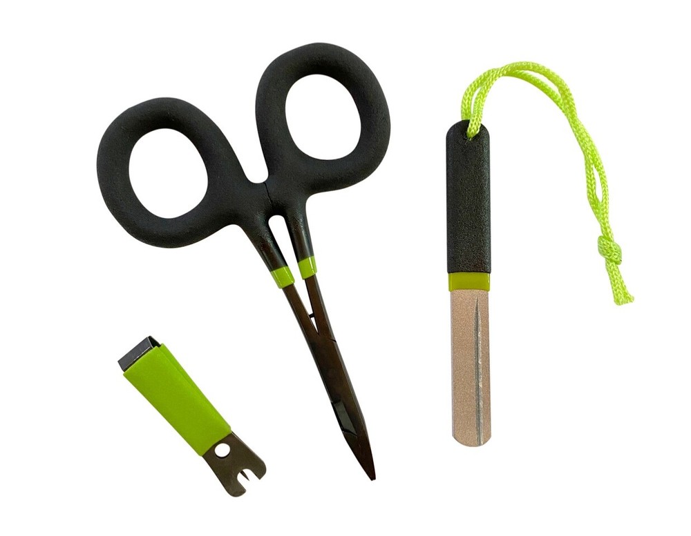 Forceps, Line Nipper and Hook Sharpener Combo Pack