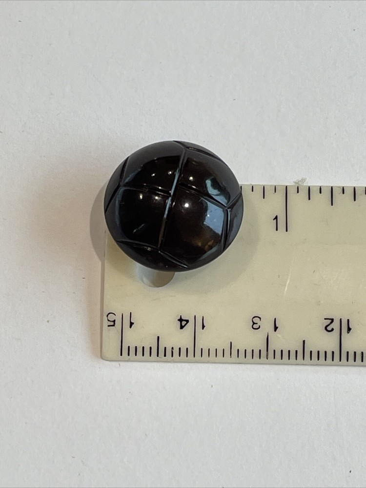 Vintage plastic button Brown colt #31 3/4”