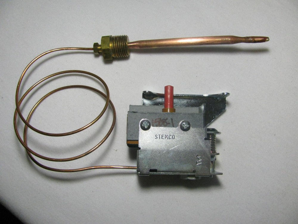 351-254480 Bulb & Capillary Thermostat | Fixed Temperature | Single Stage