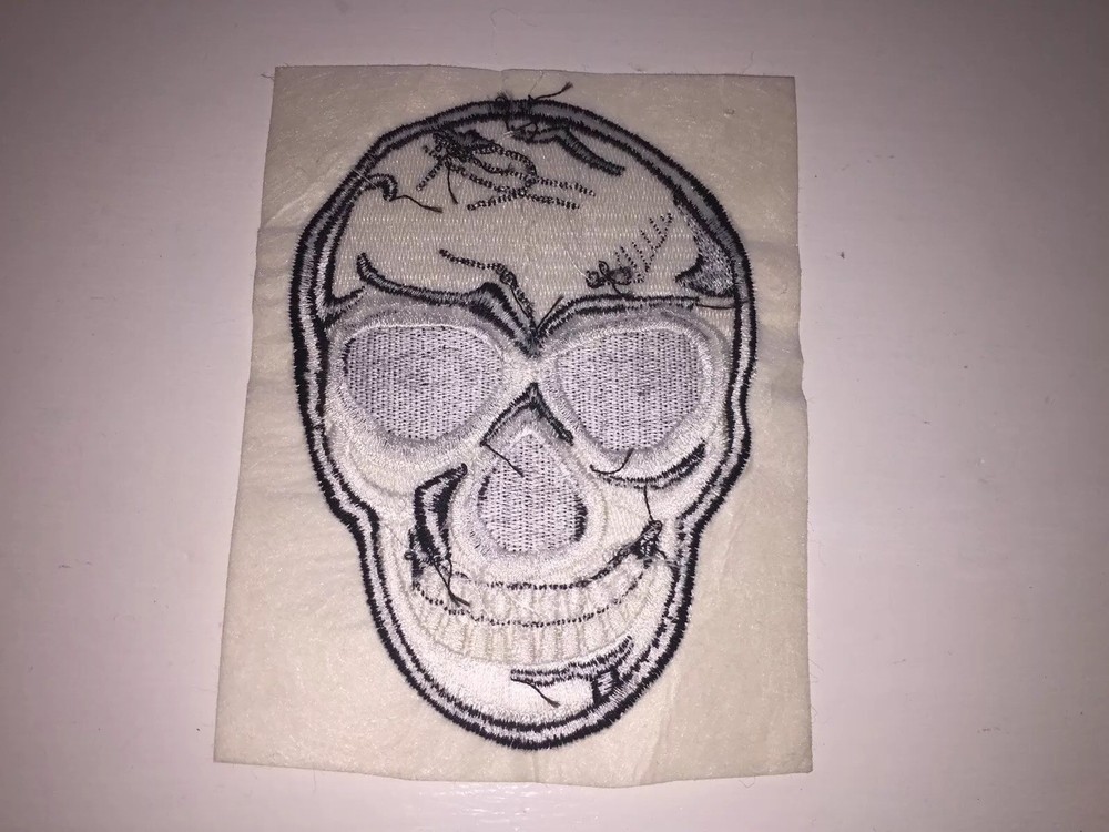 Skull Patch Biker Motircycle Jacket