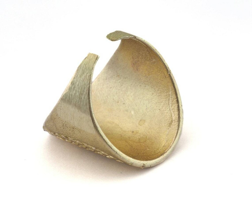 Adjustable Ring Raw brass (18.5mm 8.5US inner size) 2744