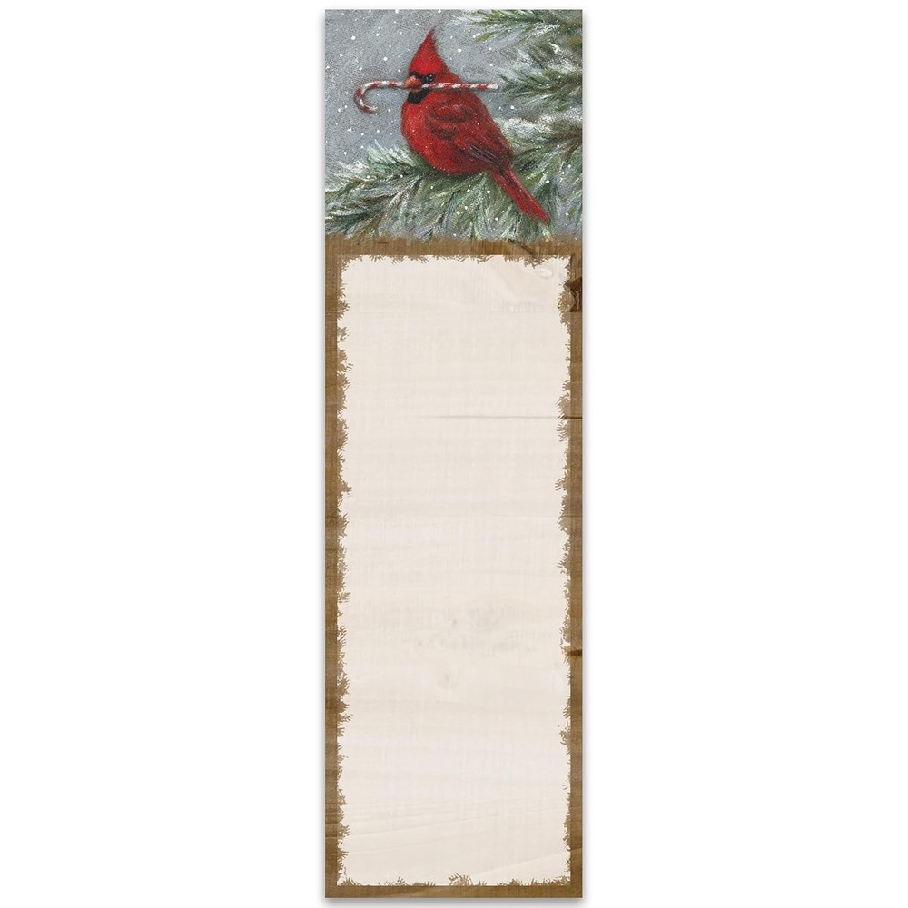 Primitives by Kathy Winter Cardinal List Pad