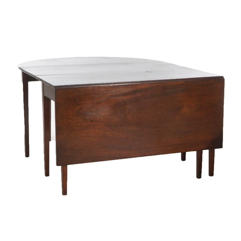 Hepplewhite Three Section Mahogany Banquet Table c1830