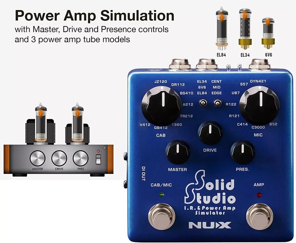 NUX NSS-5 Solid Studio IR Loader and Power Amp Simulator Pedal