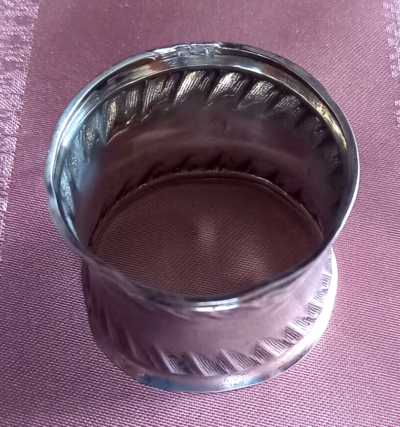 Vintage German 800 Silver Napkin Ring no engravings or monograms