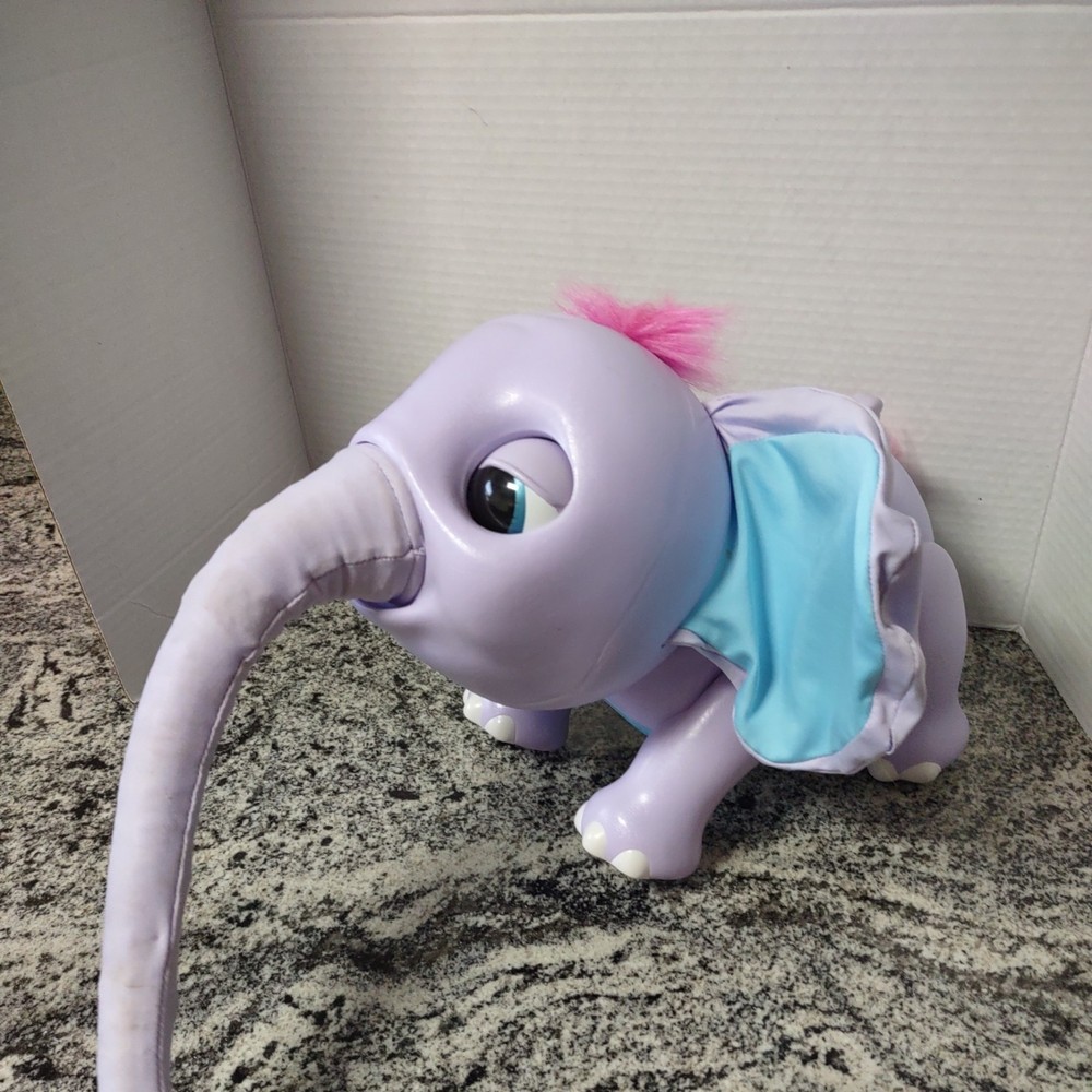 Spin Master Juno My Baby Elephant Sounds Talks burps Interactive Toy Works