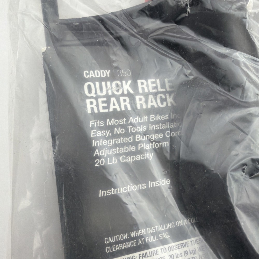 Bell Caddy 350 Bicycle Rack Quick Release 20 Lb Capacity