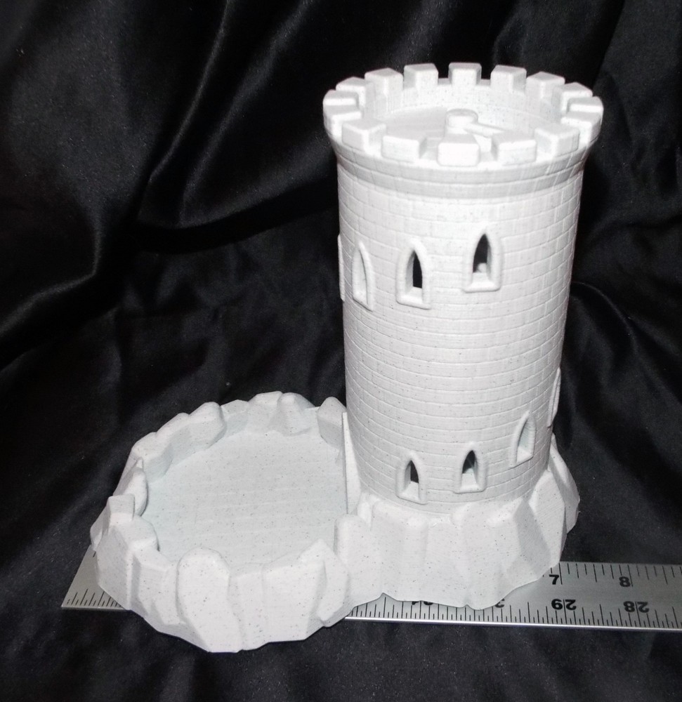 Large Castle Dice Tower 3D Printed Accessory DND & Board games