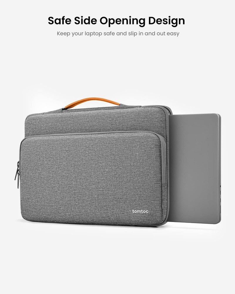 tomtoc 360 Protective Laptop Carrying Case compatible with 14-inch MacBook Pr...