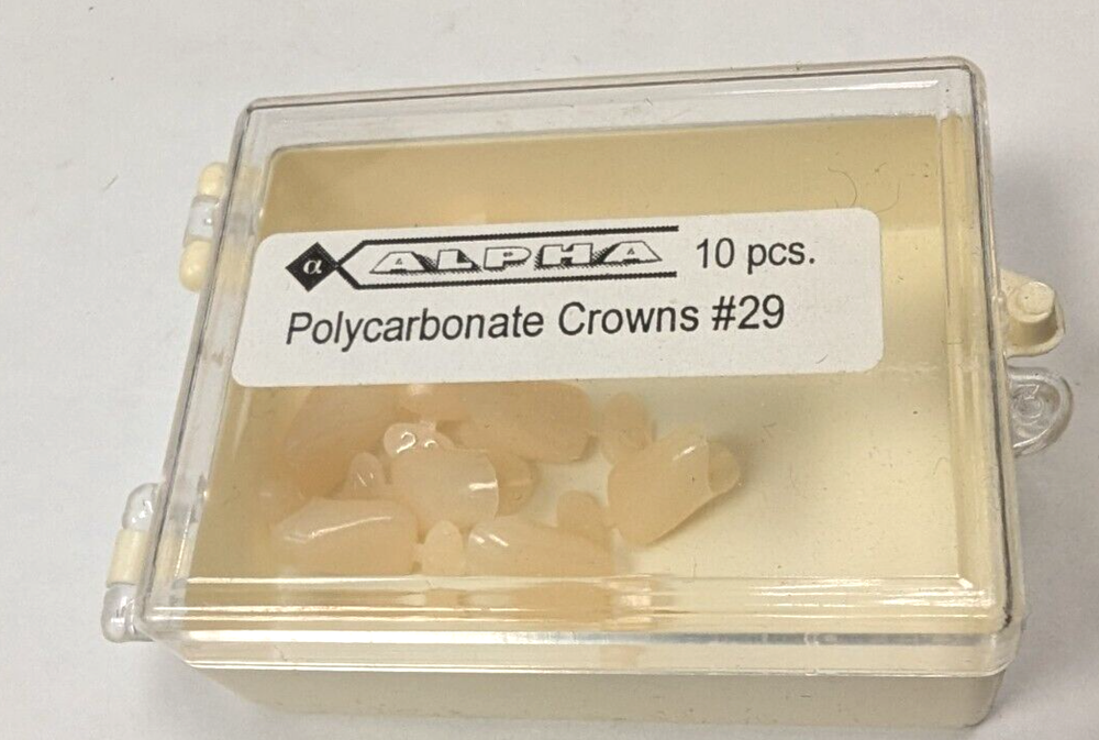Polycarbonate Crowns 10 pcs/Pk #29