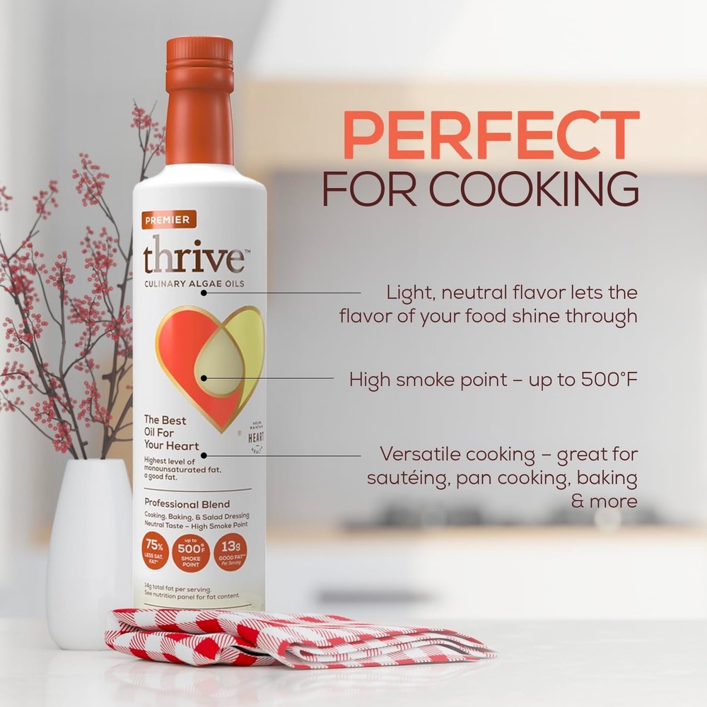 Thrive Algae Cooking Oil - 16.9 fl oz, 2 Pack