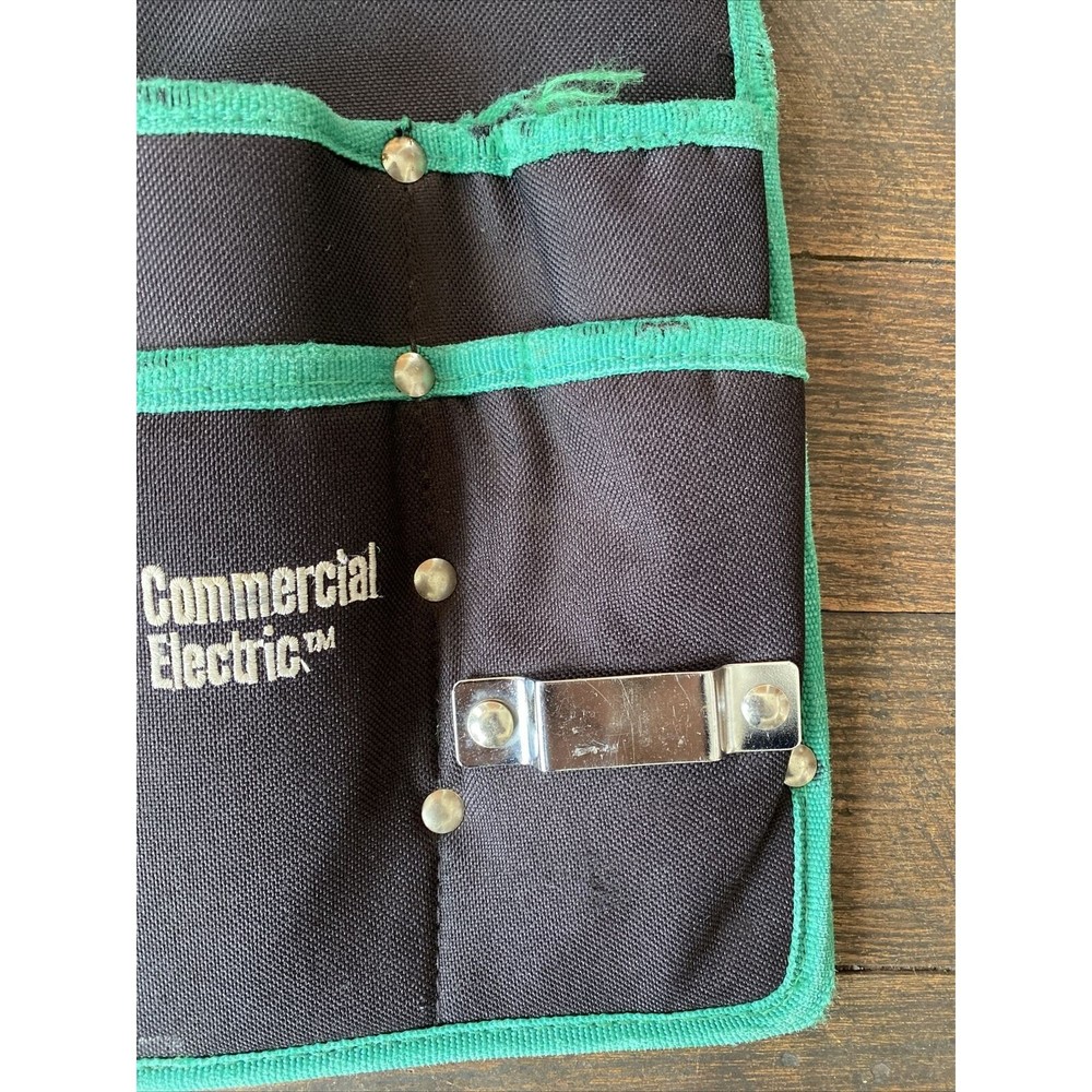 COMMERCIAL ELECTRIC WIDE TOOL POUCH Missing Belt Used