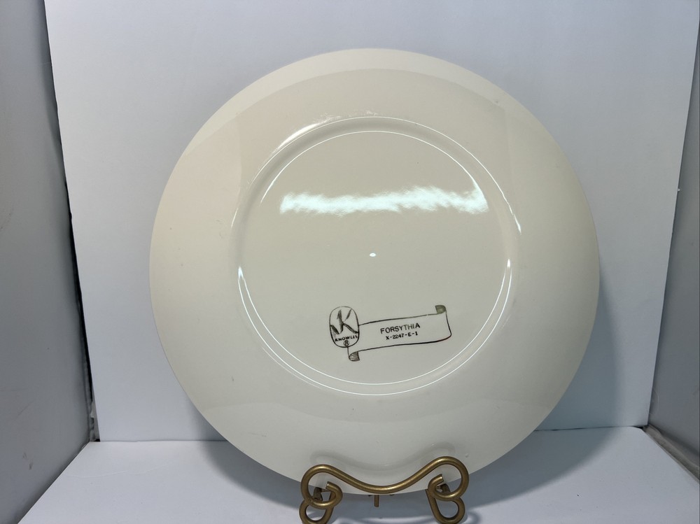 Vintage Knowles Forsythia Dinner Plate 10 ¼"