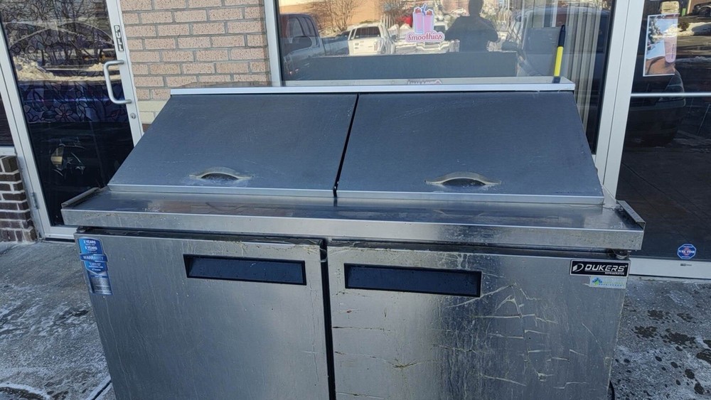 60” Prep Table Topping Fridge