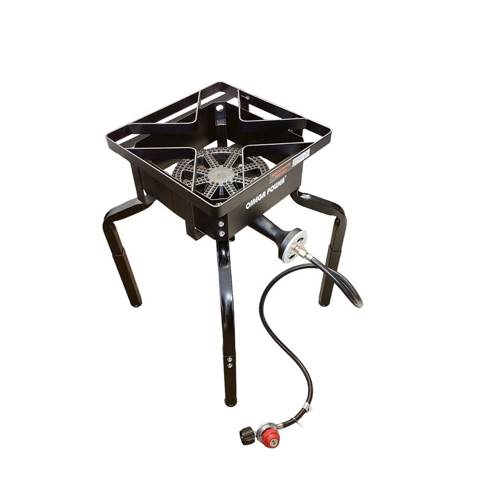 Single Propane Burner For Camping, Tailgating, Home Brewing,Adjustable Height