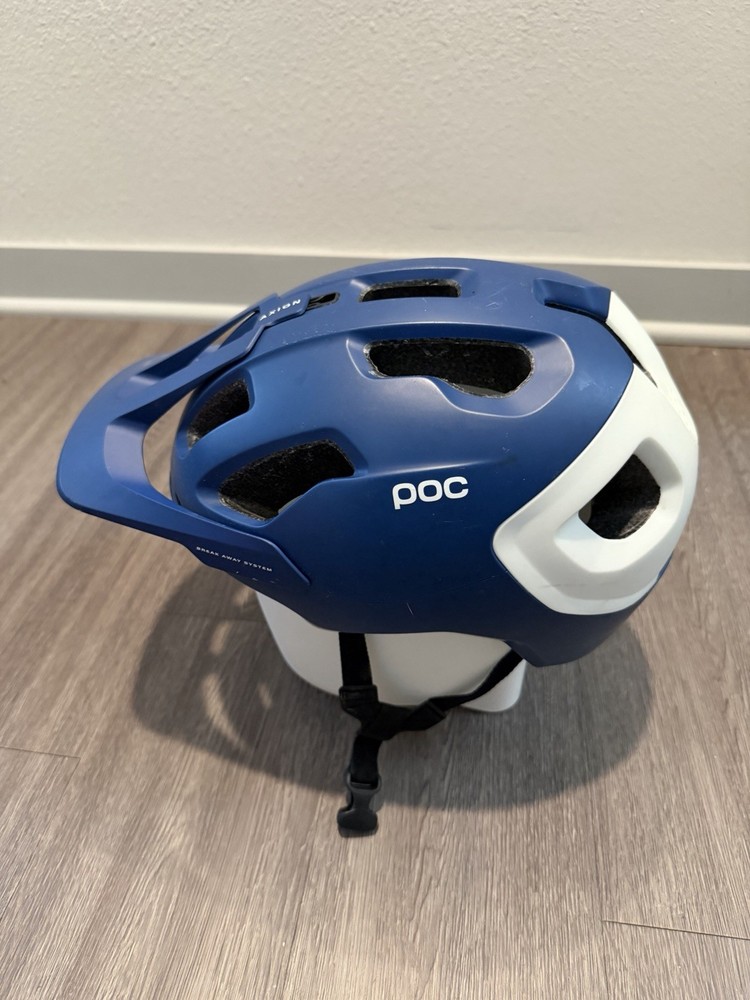 POC Axion Spin Helmet Blue/White M-L