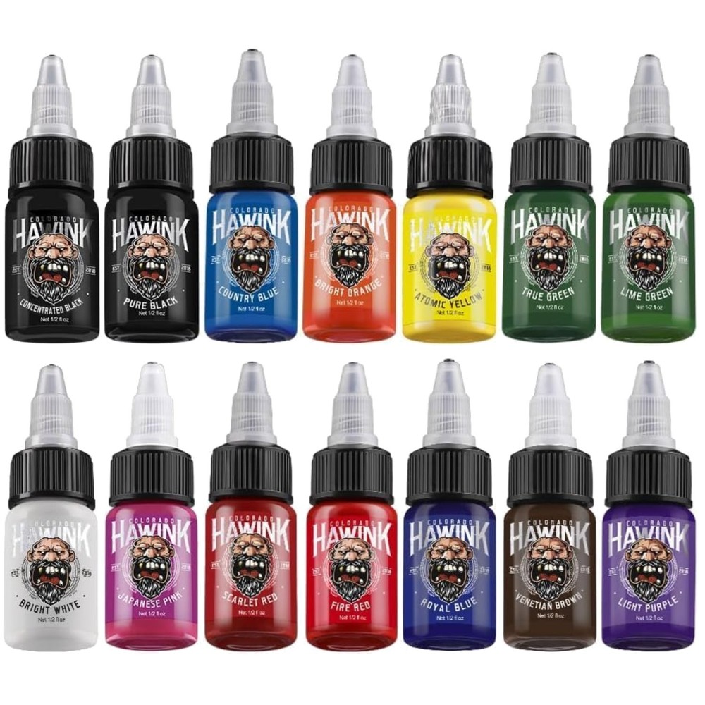 High-Quality Pigment Kit - 1/2 oz Bottles
