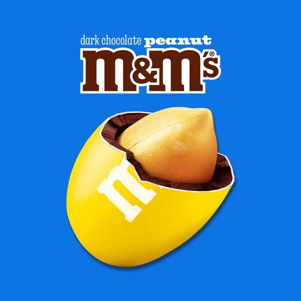 M&M's Peanut Dark Chocolate Candy – Sharing Size, 9.4 oz Bag
