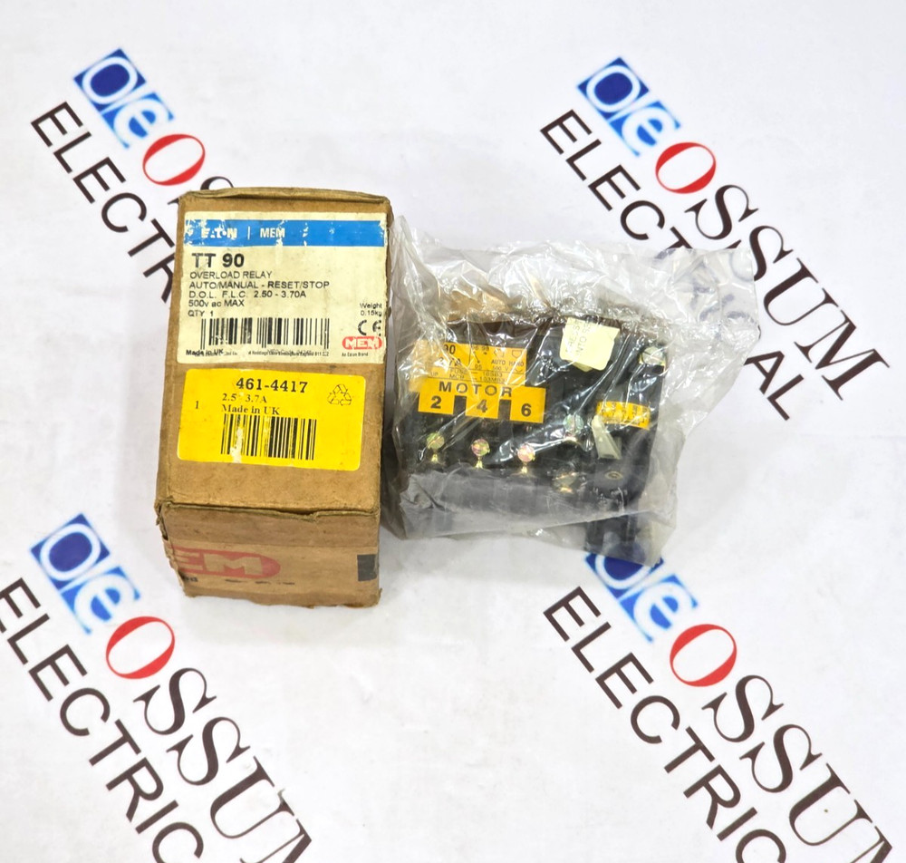 EATON TT90 OVERLOAD RELAY 2.5-3.7A
