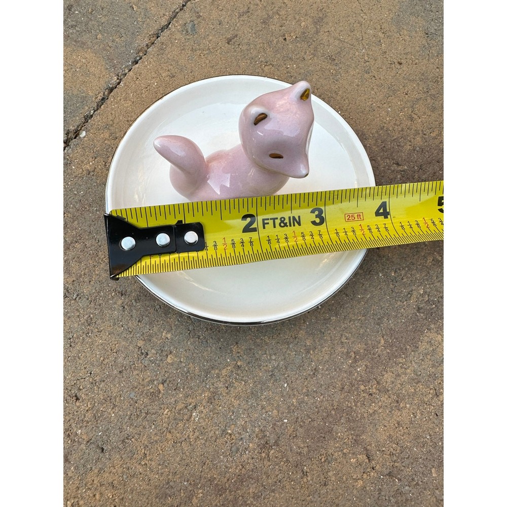 Pink Fox Trinket Dish