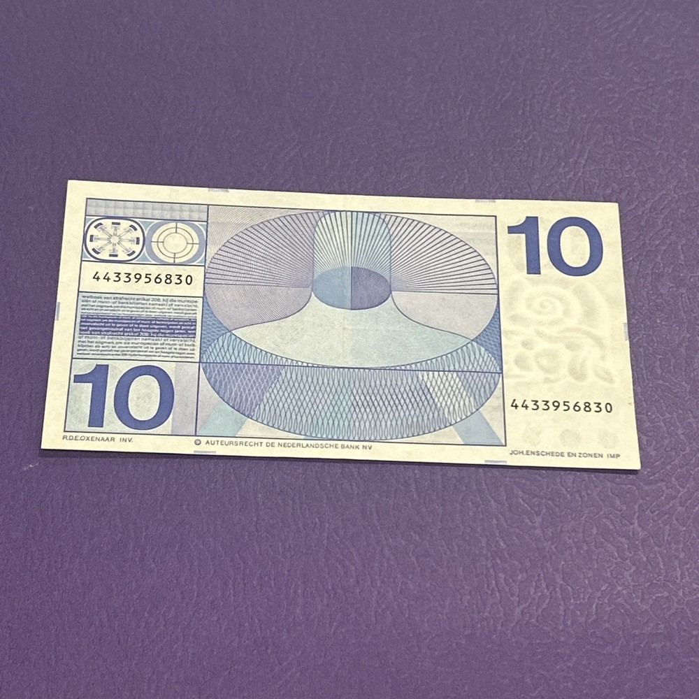 Netherlands- 10 Gulden- 1968