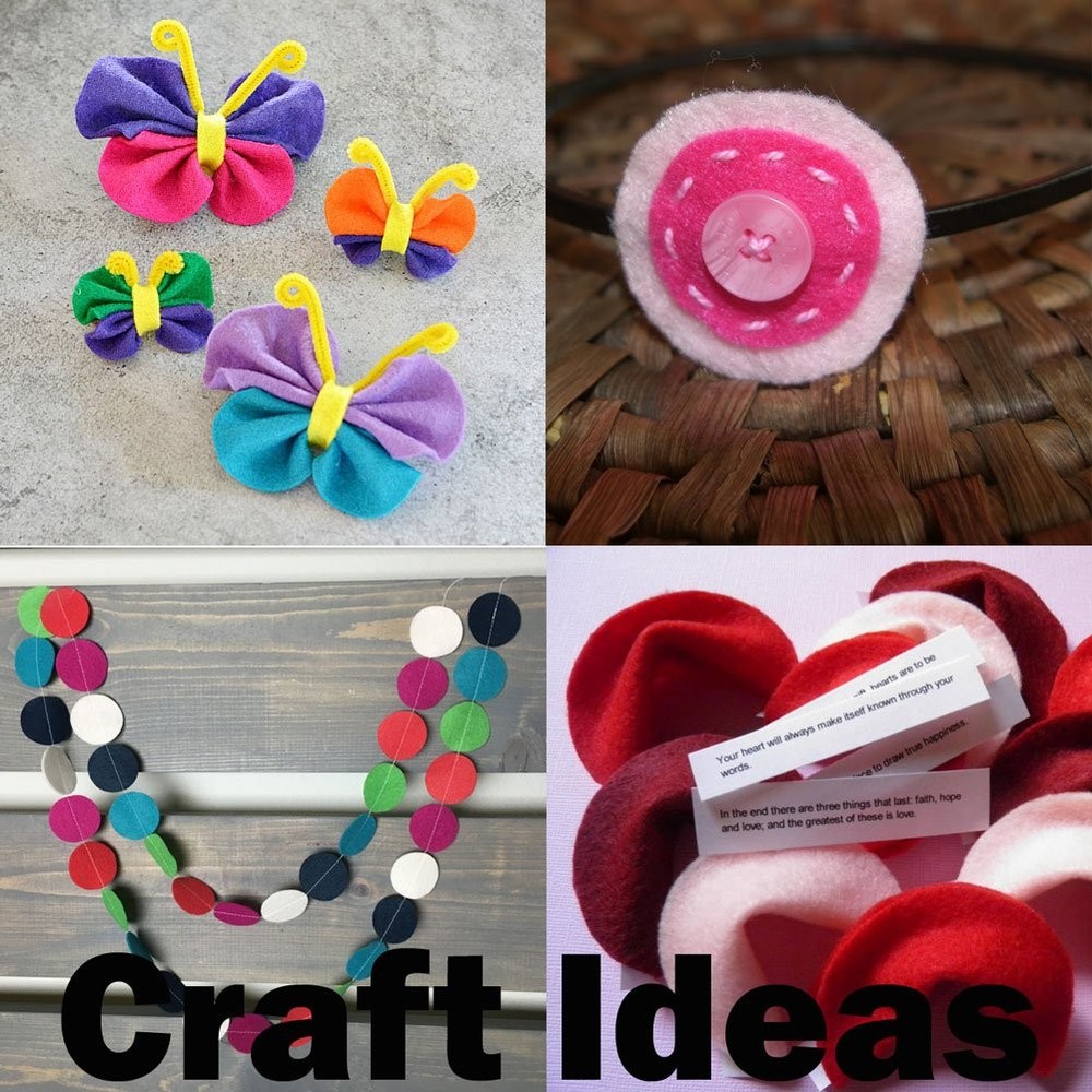 Pink Craft Felt Circles 4 Inch - 19pc