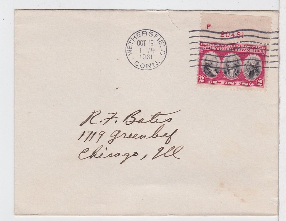 TurtlesTradingPost-  Surrender at Yorktown-  #703 FDC 1931