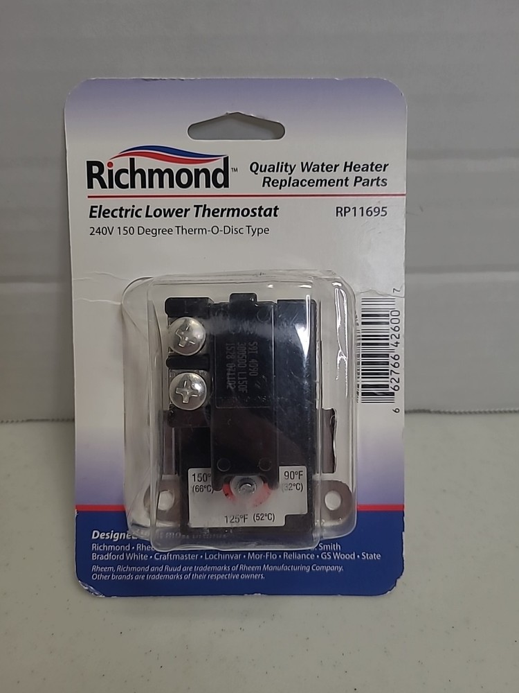 NEW Richmond RP11695 Lower Thermostat 240v 150 Degree Therm-o-disc