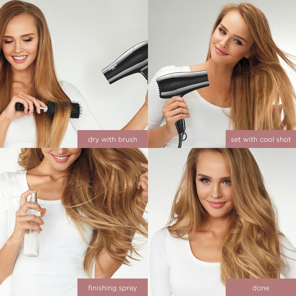1875 Watt Mid-Size Dryer for Powerful Drying and Styling