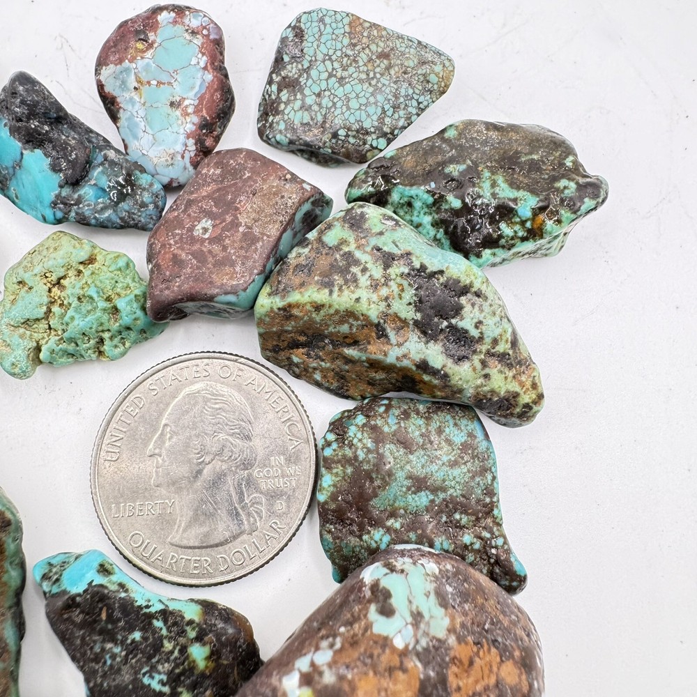 Mixed Stabilized Hubei Turquoise 76 Grams