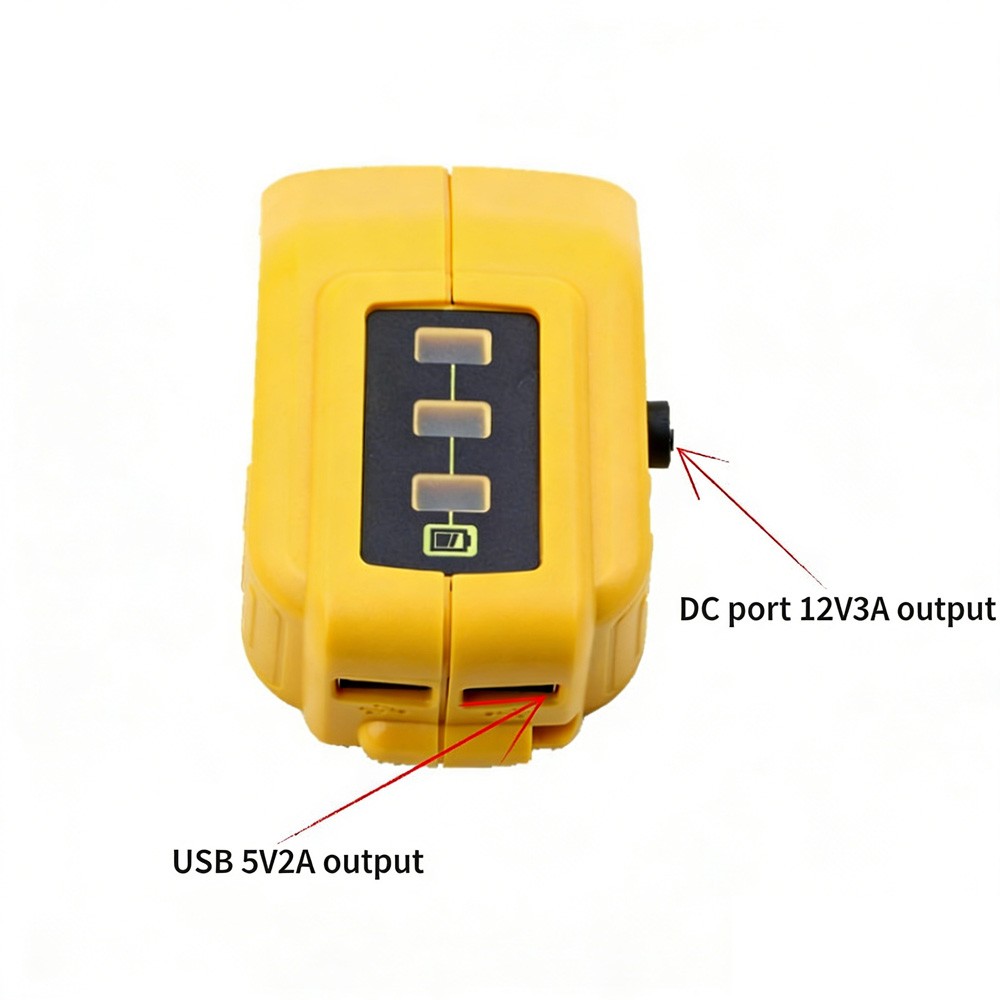 Replacement Dewalt DCB091 12V DC Power Source and Adapter w/ cable US seller