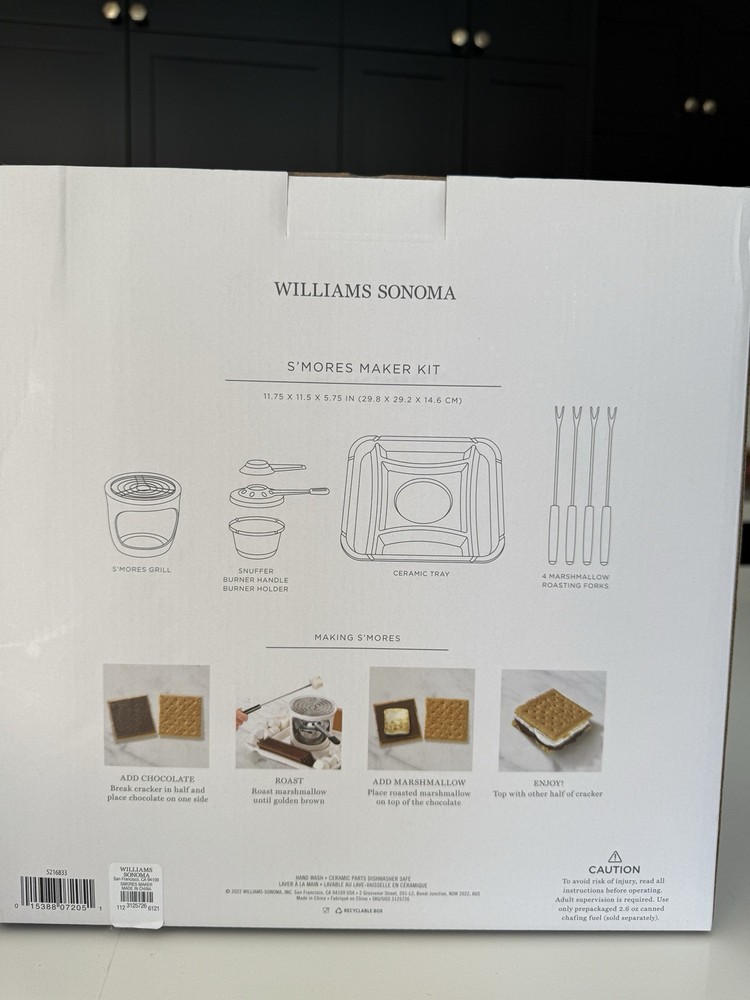 Williams Sonoma S’mores Maker Kit