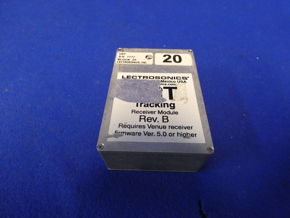 Lectrosonics VRT Tracking Receiver Module Rev. B Block 20