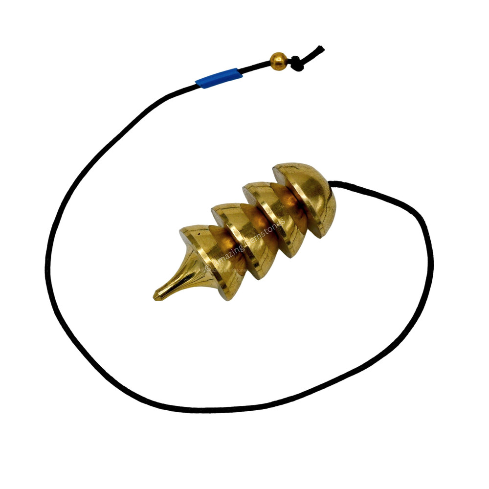 Gold Osiris Steel Copper Pendulum for Divination