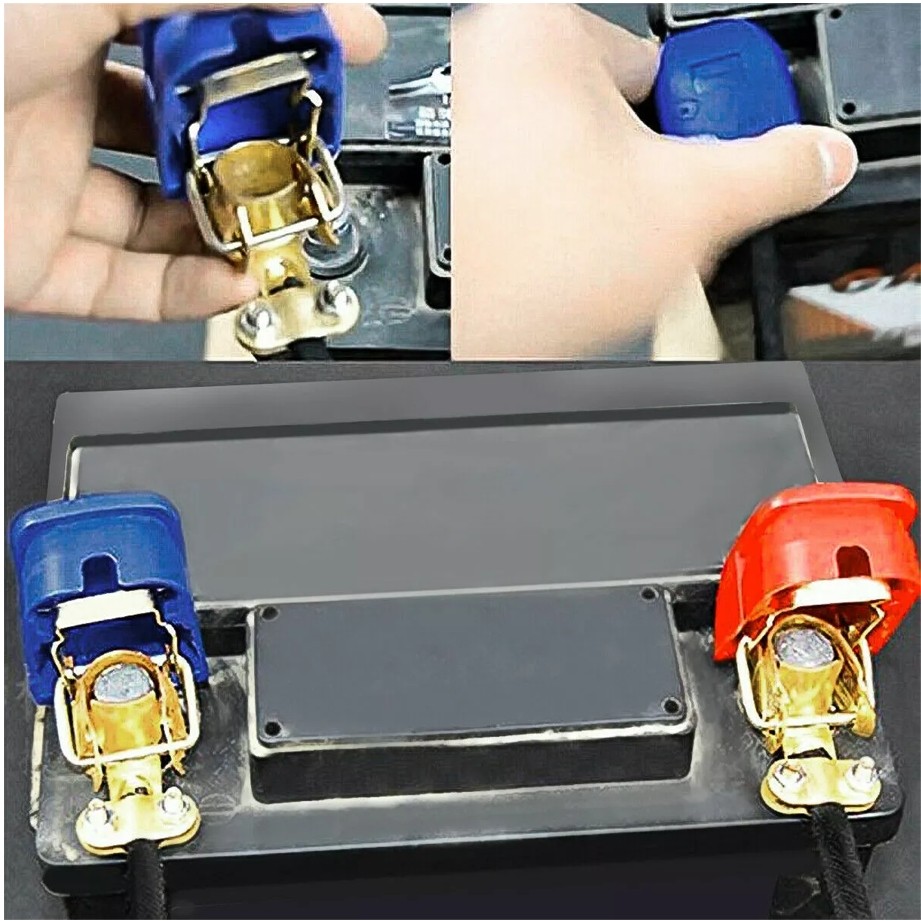 (4Pcs) Car Battery Terminal Connector Clamp Adjust Disconnect Quick Release Tool