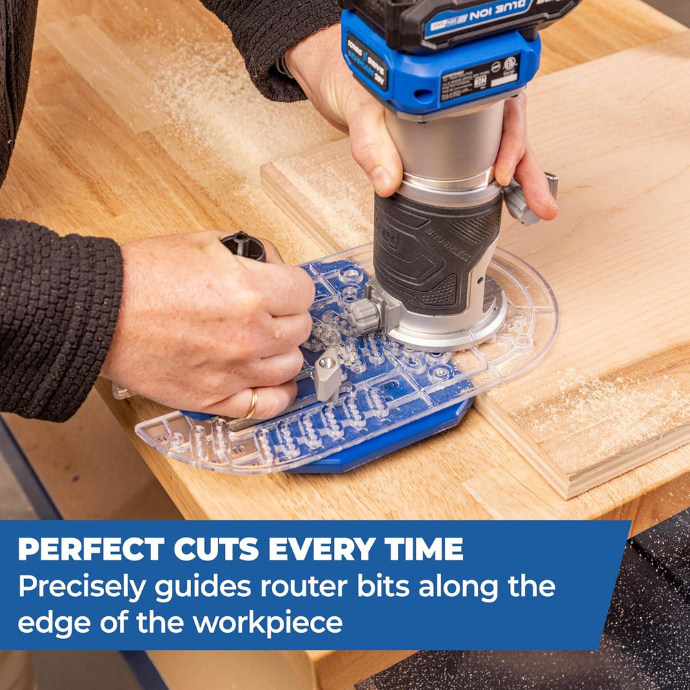 Trim Router Edge Guide - Precision Router Edge Guide Accessory - Durable Attachm