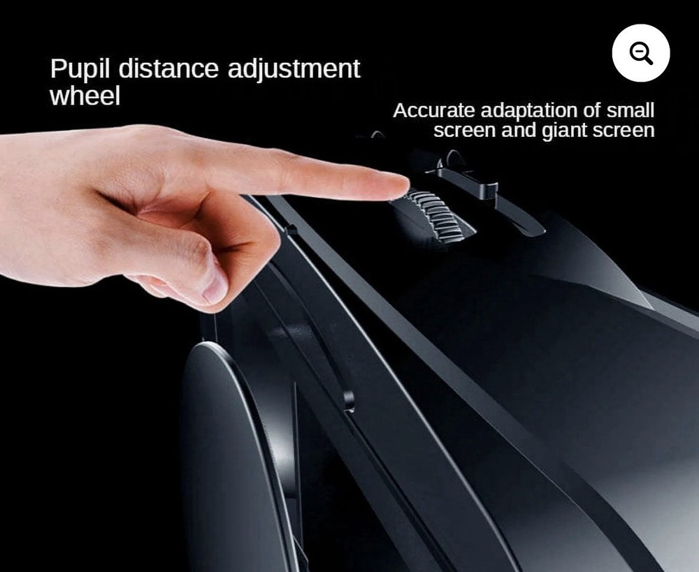 VR Headset with Controller Adjustable 3D VR Glasses Virtual Reality Headset