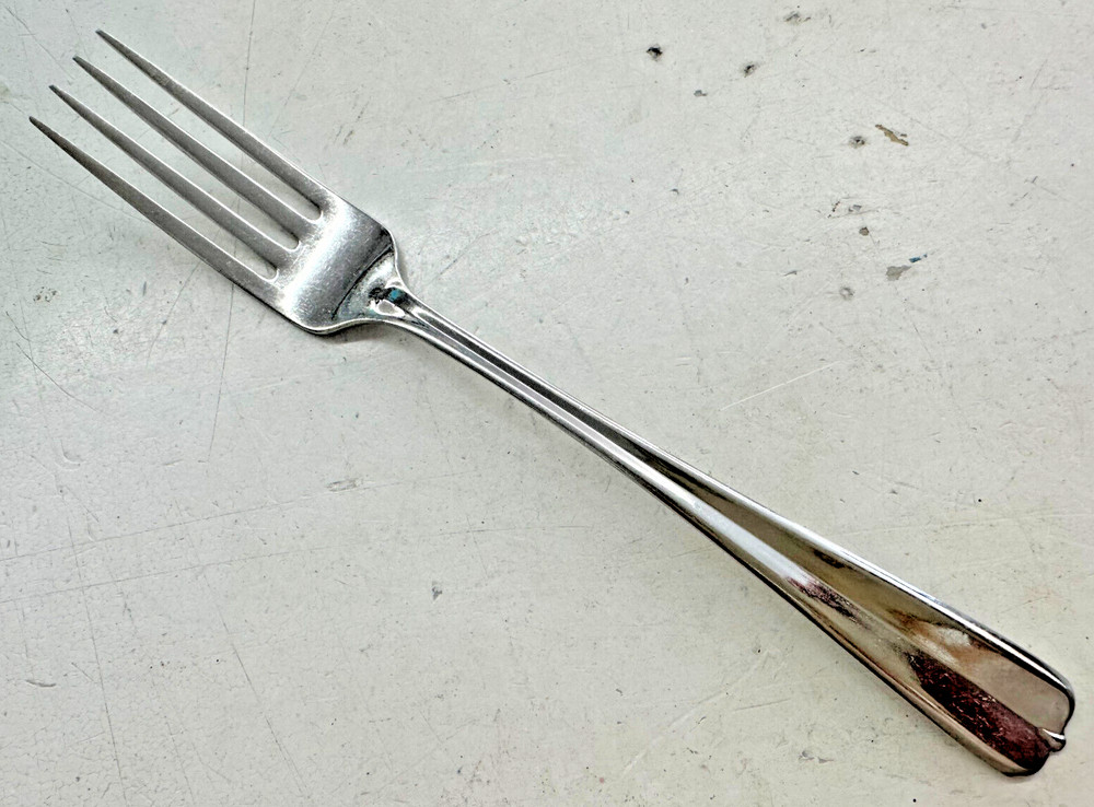 Gala Impulse 1 Dinner Fork Oneida Stainless Center Ridge Beaded Tip 7 3/8" Gloss