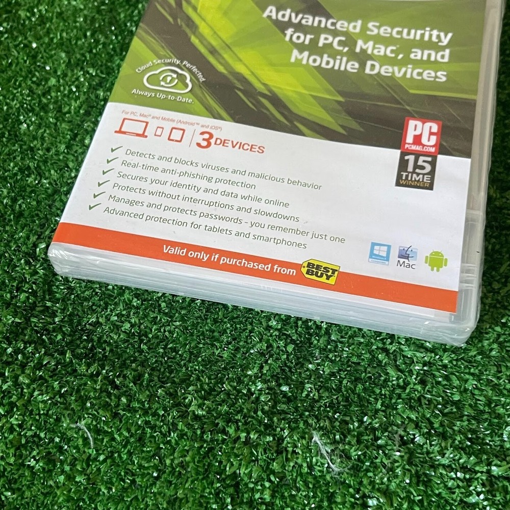Webroot Secure Anywhere Advanced Security for PC, Mac and Mobile Devices CD NEW