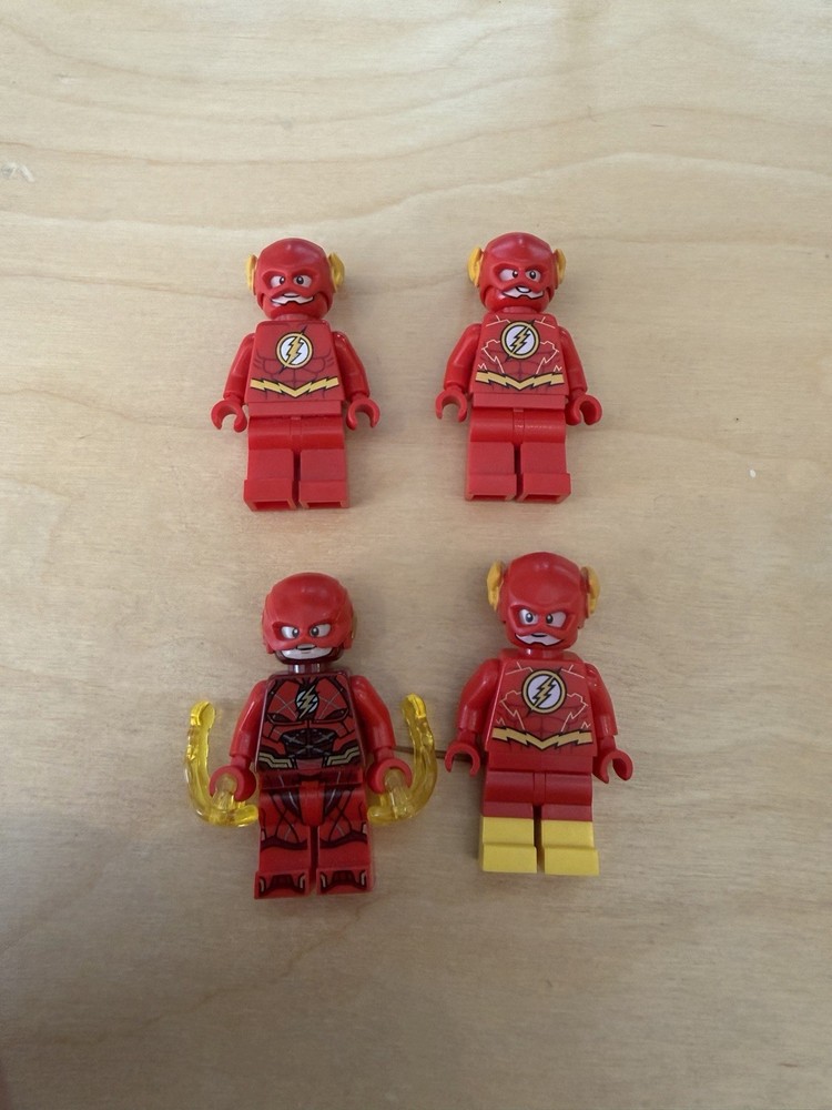 The Flash LEGO Bundle 4 Pc Bundle Mint Condition Exclusive  figures